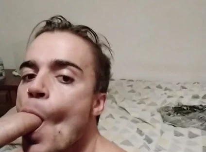 My Friend Sucks My Dick and Swallows My Cum