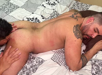Receiving Cum From My Latino Friend's Cock