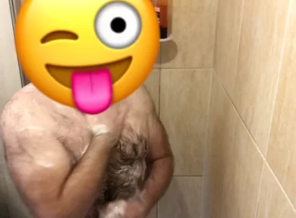 More Wet Fur and Swinging My Cock Around