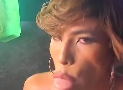 Femboy Gigi Prince Looks in the Mirror and Bounces Dildo in His Mouth and Ends up in His Throat