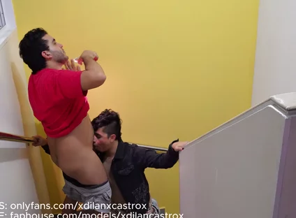 Cruising with Twink From the Building Who Loves to Suck Cock