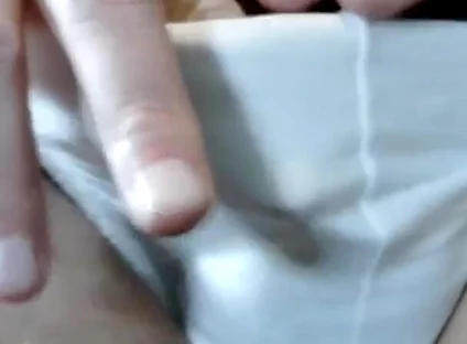 White Pants Solo Cum Fountain