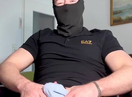 German Stepdaddy Unpacks His Bulge in Hugo Boss Boxers