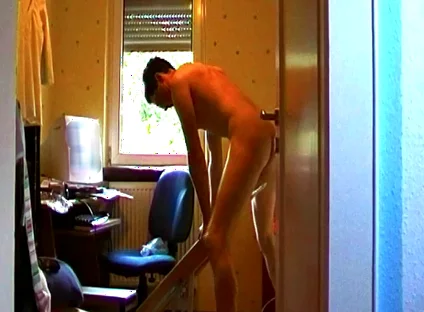 Fleshlight Pussy Stand Fuck Masturbation in Front of Window