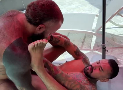 Horny Adult Clip Homosexual Rimjob Best Only For You With Boomer Banks And Baby Bear