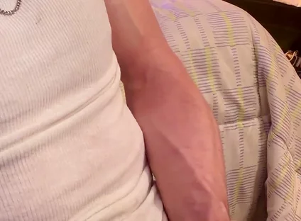 Watch as I Jerk off with Beater on Bust Big Close up of It