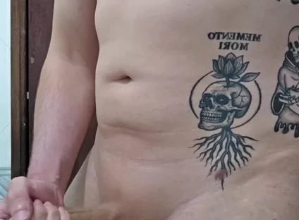 Chubby Showing off Naked Fell on the Net