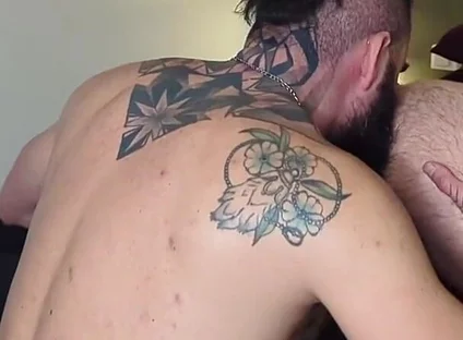 Bearded Master Uses Sub, Hairy Slut with a Bubble Butt in a Thong