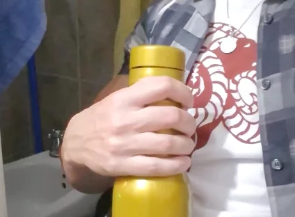 Fucking Fleshlight Clothed!