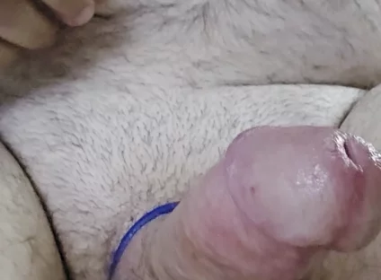Close up Edging and Cum