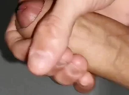 A Very Powerful Stream From a Large Penis