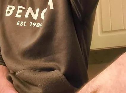 Big Dick Wanking and Smoking