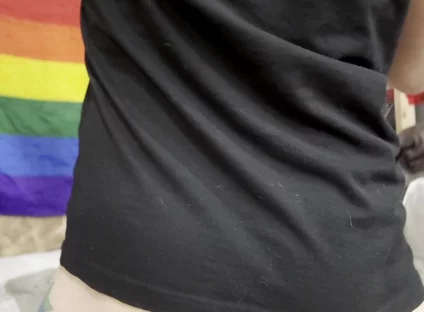 Close up of Dildo Anal Fucking Smooth Hole Gaping Open