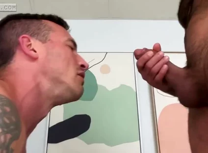 Hung And Hairy Latino Gets Rough Face Fucks A Submissive And Eager Cocksucker Then Aggressively Fucks His Ass Doggy Style