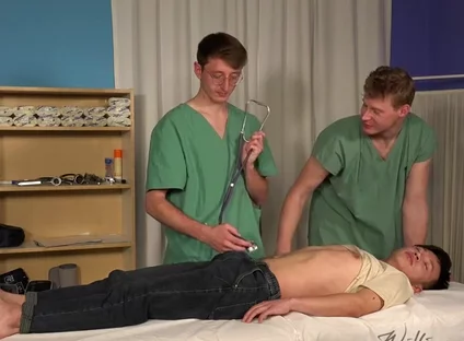 A Nasty Jerk Off With Our Asian Patient