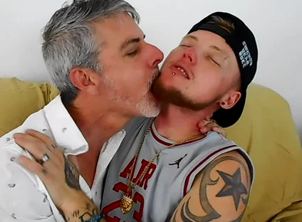 Hot Gay Kissing with Jc & Richard