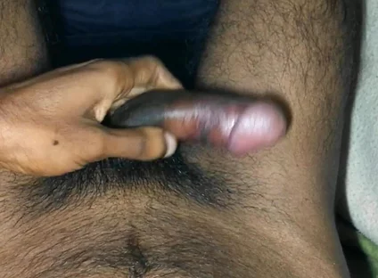 A Desi Boy Ejaculated His Big Dick Inside the Blanket