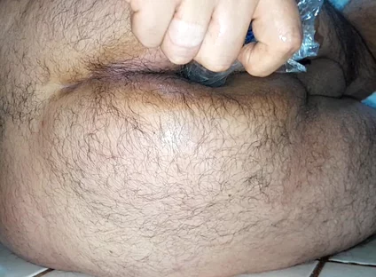 Amazing Cum and Anal Penetration Using Red Thong