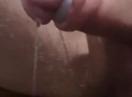 Dripping Cock to Orgasm by E-stim