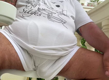 Grandpas Big Penis at Home and Huge Balls