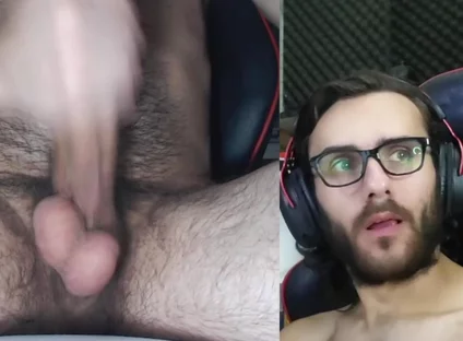 20 Centimeter Penis Pumping a Lot of Milk, with My Face!!