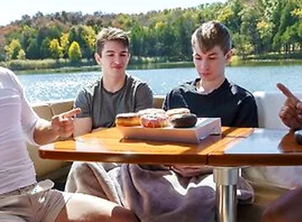 Stepdads Jax Thirio & Dalton Riley Take Turns Pounding Their Twink Stepsons On A Boat