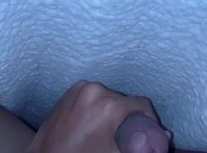 Watch How I Masturbate My Big Cock Under the Quilt Until I Get a Juicy Cumshot