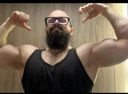 Enjoy the View of My Thick Meaty Biceps Bouncing in Slow Motion