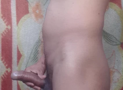 Indian Man Fuck Black Big Cock Handjob Outdoor Standing