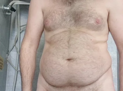 All Naked in Pubblic Bathroom