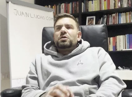 Young Man Masturbates in His Office