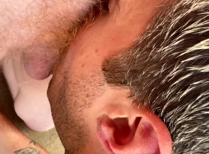 Step Bro Taking Eight Inch White Monster Alpha Cock