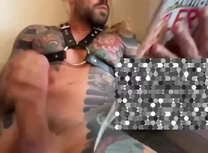 Boy in Harness Masturbates