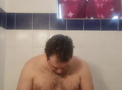 All Naked in Pubblic Bathroom