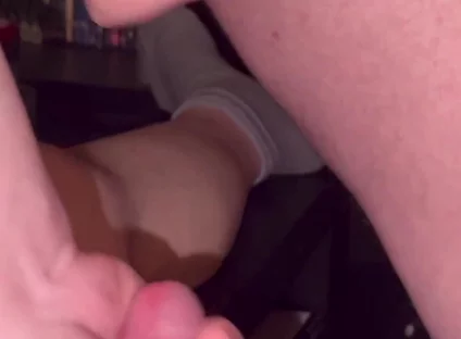 Cumparty: My Little Uncut Cock Is Squirted Full of Cum and Jerked off with It Until I Squirt Too