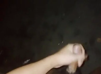 Waiting for Stepdad in the Dark. Cuming on the Street!