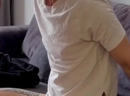 Straight Guy Gets Mone From a Stranger on the Street and Tries on Himself for the First Time First Part