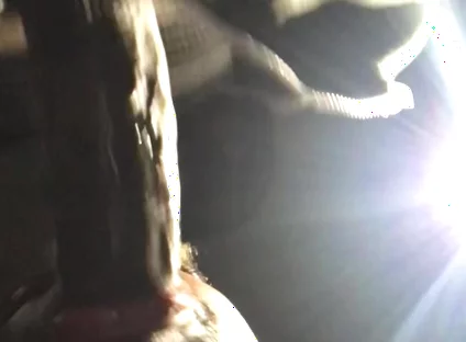 BBC Worship at Night: Risky Public Blowjob & Throat Fuck