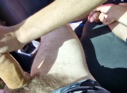 Hard Fucking on the Highway in the Tight Ass of a Young Student Without a Condom