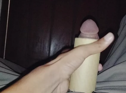 Very Hardcore Masturbation by a Big Hot Dick. It Is Drilling Again and Again
