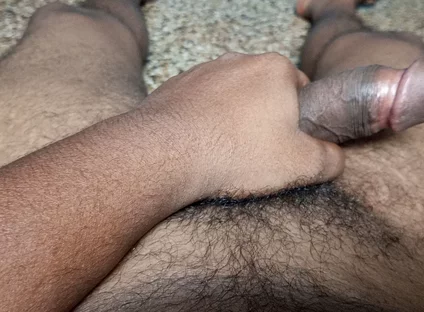 I'm Indian 7inch Cock Masterbation with Oil Massage