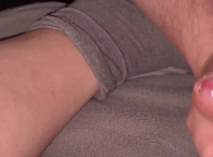 Jerking off @jerkbuddy 's Hot Little Dick Until He Cums