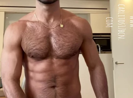 Showing My Big Cock in White Shorts.