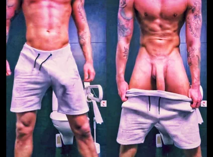 I Couldn't Hide My Huge Bulge at the Gym