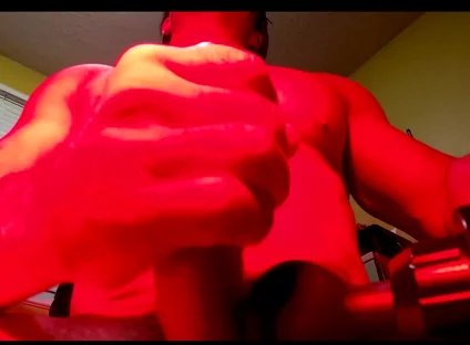 Massaging My Hard on