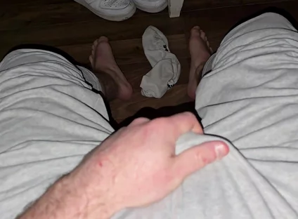 Big Load of Cum in Sweaty Socks - Follow Me