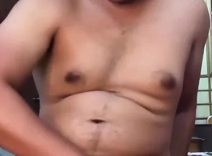 18 Years Old Indian Twink Jerk off for Stepdaddy and Eats His Cum