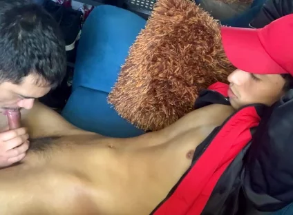 Wanker with His Legs Spread Seatting on the Couch