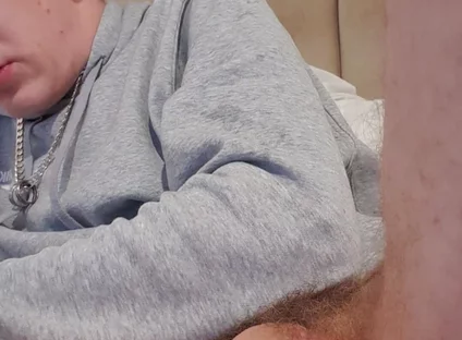 Skinny Lad Messing with Floppy Cock