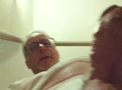 Wet T-shirt and Wet Underpants While Showering